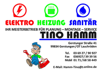 Logo ELEKTRO HEIZUNG SANITÄR Tino Hamm