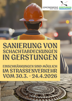 stra enbau kanaldeckelsanierung gemeindewerke gerstungen