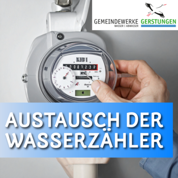 Austausch der Wasserzähler 2026 © Adobe-Lizenzen der Gemeinde Gerstungen wasserz hler austausch