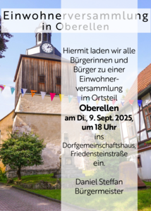 b rgerversammlung oberellen 2025