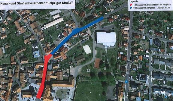 baumaßnahme leipziger straße