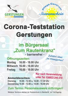 CoronaTeststationGerstungenNEU
