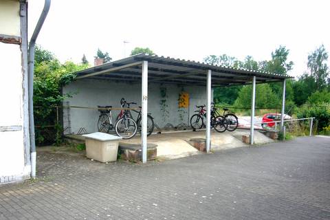 radabstellanlage am bahnhof gerstungen foto gemeinde gerstungen