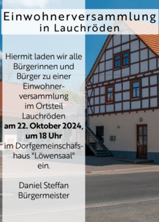 einwohnerversammlunglauchr den