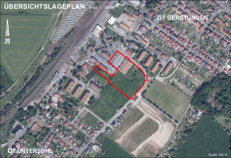 Bebauungsplan "Nahversorgungszentrum Gerstungen" ©GDI-Th