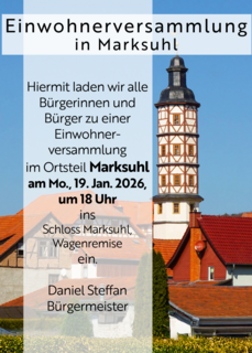 Einwohnerversammlung in Marksuhl b rgerversammlung marksuhl 19.01.2026