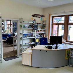 Eingangsbereich Bibliothek Gerstungen © Bibliothek Gerstungen eingangsbereich am standort gerstungen