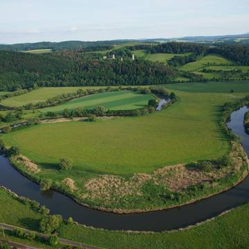 Werra-Mäander bei Lauchröden © Rainer Stützel Werra-Mäander bei Lauchröden