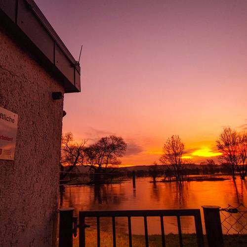 HochwasserMorgenrot amPegel27.12.2023 2