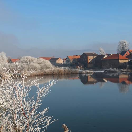 Winteransicht in Sallmannshausen