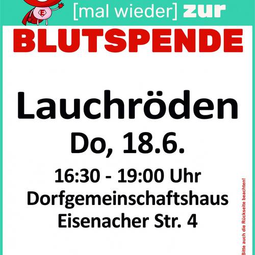 Lauchröden Blutspende Lauchröden Blutspende