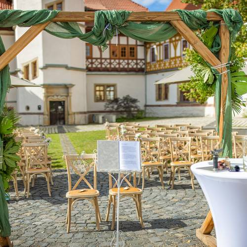 Schlosshof Marksuhl © Diana Bertram Schlosshof Marksuhl © Diana Bertram