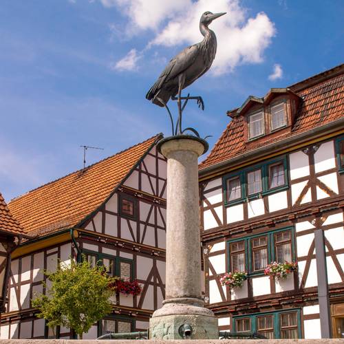 Storchenbrunnen Gerstungen &copy; Karen Hartung