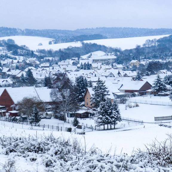 UnterellenWinter4Januar2016 Winteransicht Unterellen