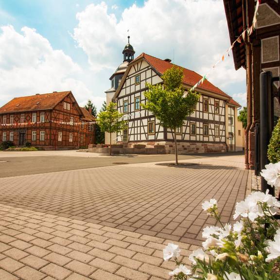 Dorfplatz in Neustädt
