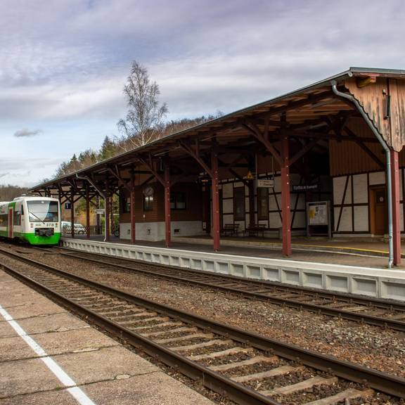 Bahnhof in Förtha