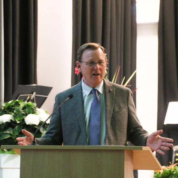 Thüringens Ministerpräsident Bodo Ramelow zu Gast in Gerstungen