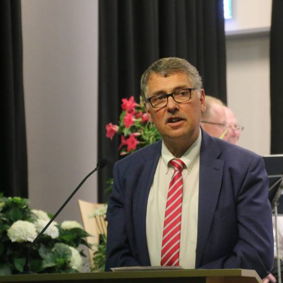Landrat des Wartburgkreises, Reinhard Krebs, zu Gast in Gerstungen