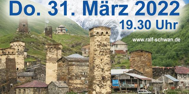 Plakat Multivisions Vortrag Georgien