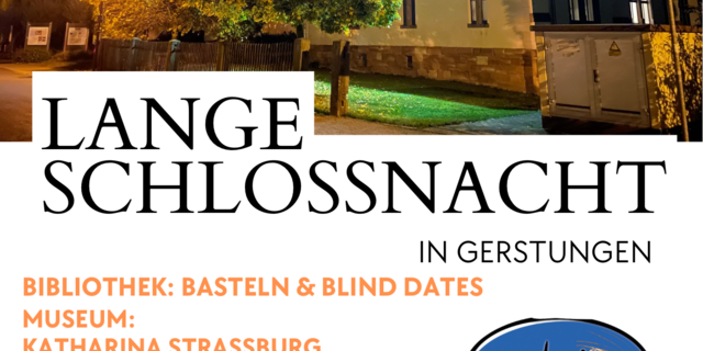 Plakat Lange Schlossnacht ©Gemeinde Gerstungen flyer sn