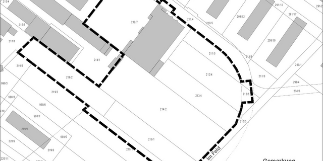 Übersichtslageplan zum Geltungsbereich des vorhabenbezogenen Bebauungsplanes plangebiet